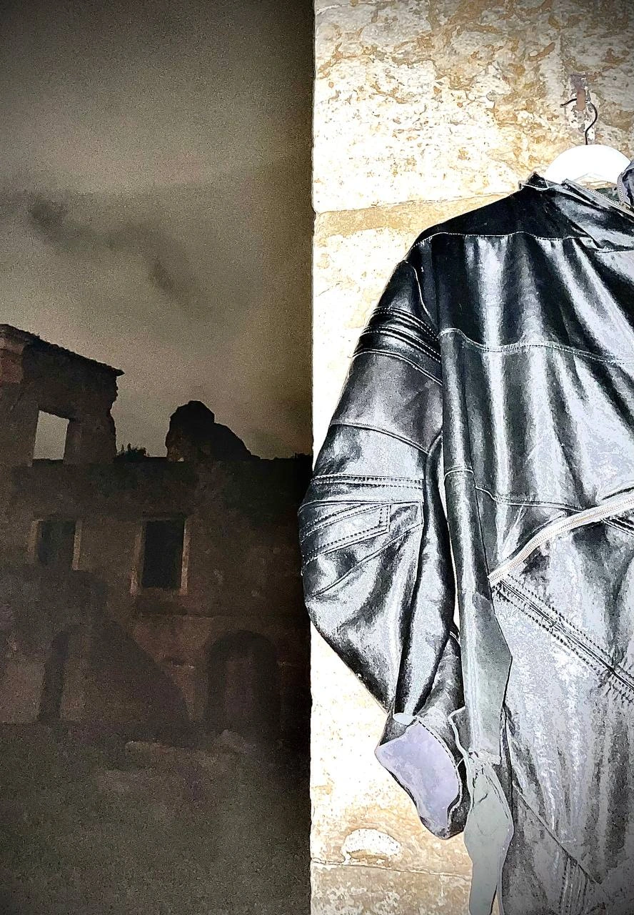 Leather jacket «angel cover», image 4